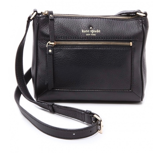 NWT Kate Spade Briar Lane Deni Black Leather Crossbody Bag - Picture 9 of 9